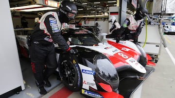 El Toyota 8 de Alonso, Nakajima y Buemi.