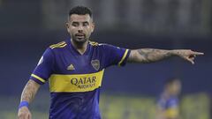 Edwin Cardona, volante de Boca Juniors, fue una de las figuras ante Caracas. El colombiano fue uno de los mejores calificados y Tevez elogio su trabaio