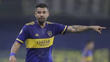 Edwin Cardona, volante de Boca Juniors, fue una de las figuras ante Caracas. El colombiano fue uno de los mejores calificados y Tevez elogio su trabaio