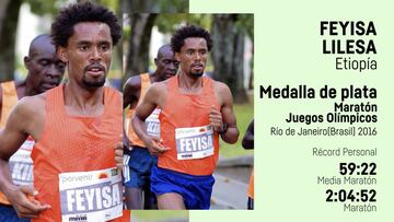 Feyisa Lilesa en la MMB