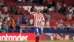 Griezmann, en el Atlético-Madrid del domingo en el Metropolitano.