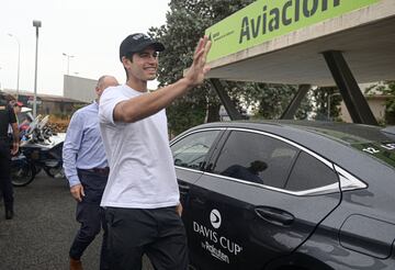 El número uno del mundo ha aterrizado en Valencia tras ganar el US Open donde descansará antes de unirse a la selección española para disputar la Copa Davis. 