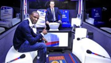 Abidal concedió una entrevista a los medios del Lyon