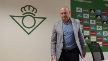 Pepe Mel, técnico del Betis.