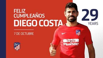 Diego Costa cumple 29 años 'sufriendo' al Profe Ortega