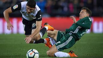 Guedes, contra el Betis.