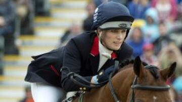 La nieta de la reina Isabel II ha logrado la plata al quedar detrás de los alemanes en el evento disputado en el Greenwich Park, donde contó con el apoyo de la familia real.