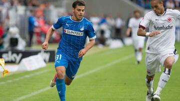 Kevin Volland, con el Hoffenheim.