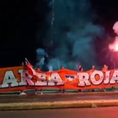 ¡Notable banderazo en Copacabana antes del duelo contra Argentina!