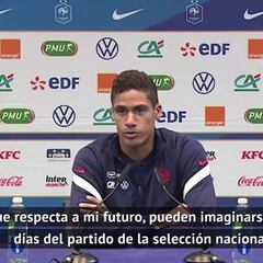 Varane: "En lo que respecta a mi futuro en el Madrid, no quiero decir nada sobre eso"