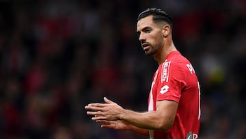 Pablo Mar¨ª, durante un partido con el Monza.