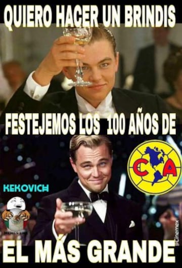 Los mejores Memes del Centenario del Club América