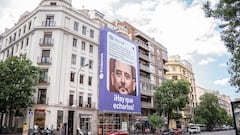 Una lona colgada en el distrito de Salamanca, a 19 de mayo de 2023, en Madrid (España). Podemos ha colocado hoy una lona en la calle Goya de Madrid, en pleno barrio de Salamanca, con las palabras que pronunció en febrero de 2022 el expresidente del Partido Popular Pablo Casado sobre el hermano de la presidenta regional, Isabel Díaz Ayuso. Estas declaraciones hacen evidencia al contrato de la Comunidad de Madrid que obtuvo Tomás Ayuso en plena pandemia del coronavirus.
19 MAYO 2023;MADRID;LONA PODEMOS
Gabriel Luengas / Europa Press
19/05/2023