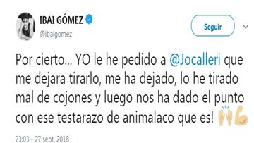 Ibai se disculpa por el penalti: "Lo he tirado mal de coj..."