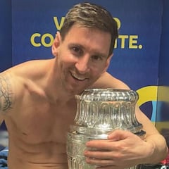 Messi consigue con su Copa América la foto deportiva con más 'likes' de la historia