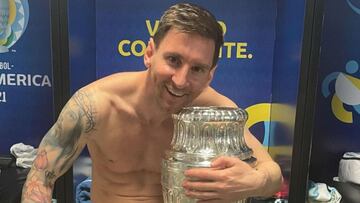 Messi consigue con su Copa América la foto deportiva con más 'likes' de la historia
