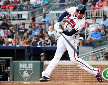 El primera base de noveno año pelea por el MVP de la Liga Nacional con 16 home runs hasta el momento.