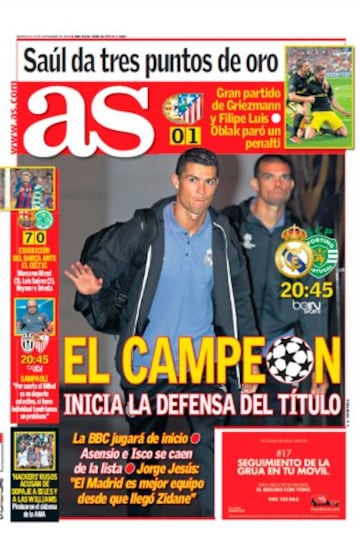 Las portadas de AS de septiembre