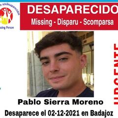 Lo que se sabe del estudiante desaparecido en Badajoz: su móvil apareció con sangre