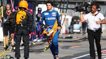 Sainz: "Me ha tocado un fin de semana de mala suerte"