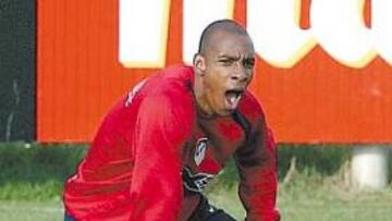 <b>VUELVE. </b>Perea ya tocó balón y el domingo podría regresar al once inicial ante el Mallorca.