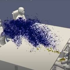 Una supercomputadora muestra cómo influye la humedad en la propagación de la COVID-19