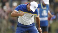 Golf - 2018 Ryder Cup at Le Golf National - Guyancourt, France - September 30, 2018 - Team Europe&#039;s Francesco Molinari during the Singles REUTERS/Paul Childs