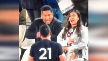 Debuta con los All Blacks y su familia le hace una haka en la grada