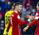 James y Bayern Múnich terminan 2017 con paso a cuartos de Copa