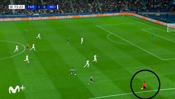 Pasó desapercibido... y ahora ya es viral: el asistente español del PSG-City en el golazo de Messi