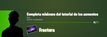 Objetivo Adicional del Tutorial de los Aumentos