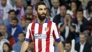 Arda Turan, en su etapa en el Atl&eacute;tico de Madrid.