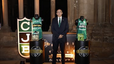 Juanan Morales, presidente del Joventut, en la gala del Hall of Fame del baloncesto español.