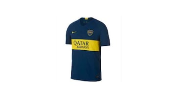 La camiseta actual de Boca Juniors