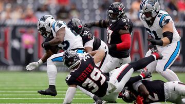 The Houston Texans hosted the Carolina Panthers in Houston on Saturday afternoon and the defense kept the visitors out of the end zone all day long.