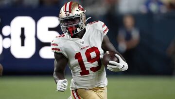 El receptor de segundo año fue el segundo con mayor producción en el ataque aéreo de Kyle Shanahan, sólo detrás del ala cerrada George Kittle (All-Pro).