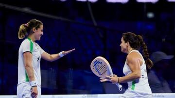 Ari Sánchez y Paula Josemaría celebran la victoria.