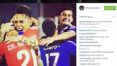 Los mensajes de los jugadores de La Roja a Charles Aránguiz