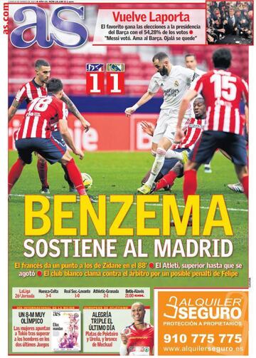 Las portadas de AS de marzo