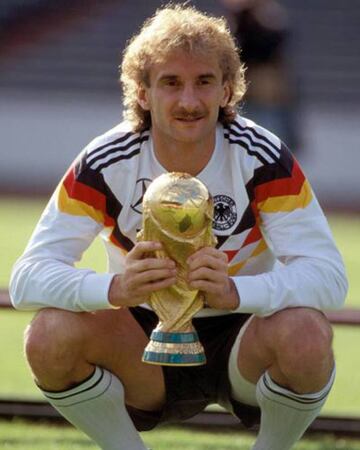 Entre los equipos de mayor renombre donde militó aparecen la Roma, Olympique de Marsella y Bayer Leverkusen; aunque su legado lo dio con la Mannschaft con la que fue campeón en el Mundial en Italia 90.