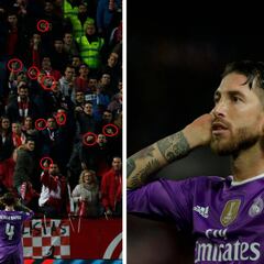 Los gestos de la grada que provocaron a Sergio Ramos