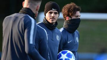 Entrenamiento del Inter.