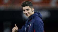 Ferran Torres of Valencia CF reacts prior to the La Liga game between Valencia CF and Levante UD at Mestalla on February 11, 2018 in Valencia, Spain (Photo by David Aliaga/NurPhoto via Getty Images)