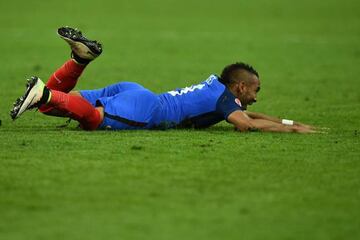 Payet celebra su gol ante Rumanía.