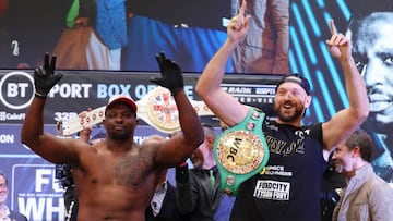 A thinner Tyson Fury will take on a determined Dillian Whyte for the Heavyweight belt