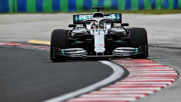 Lewis Hamilton, Mercedes W10. Hungr&iacute;a, F1 2019. 