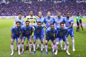   Cruz Azul team group during the 12th round match between Puebla and Cruz Azul as part of the Liga BBVA MX, Torneo Apertura 2024 at Cuauhtemoc Stadium on October 18, 2024 in Puebla, Mexico.