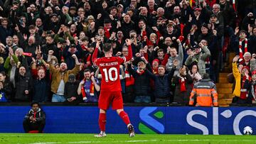 El mediocampista campeón del mundo con Argentina está viviendo un gran momento a cargo de Klopp en el Liverpool.