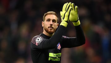 Oblak, guardameta del Atl&eacute;tico. 