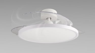 El ventilador de techo más vendido en Amazon tiene luz led, tres intensidades de brillo, seis velocidades y temporizador